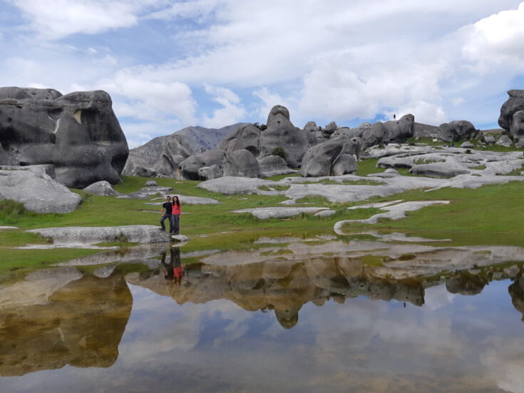 Castle Hill and cave stream tour